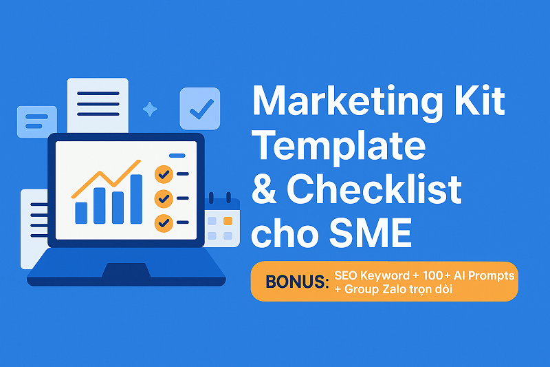 Bộ Marketing Kit/template/checklist marketing chuẩn chuyên nghiệp cho SME