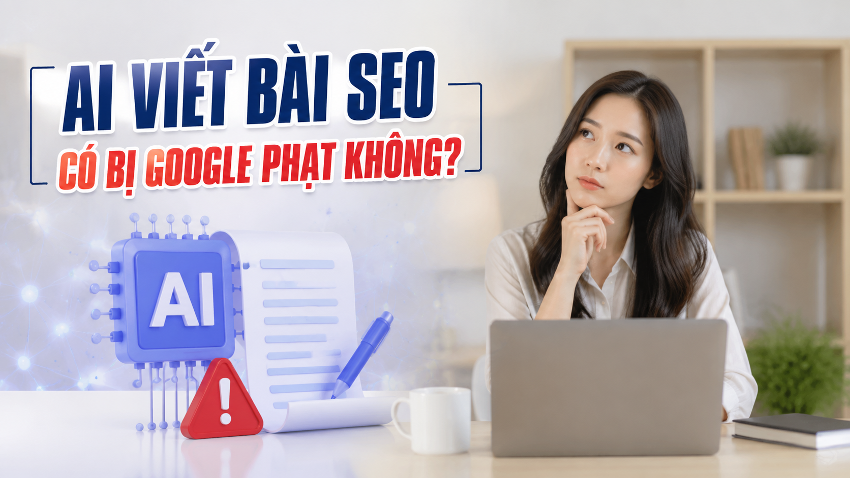 AI viết bài SEO có bị Google phạt không?