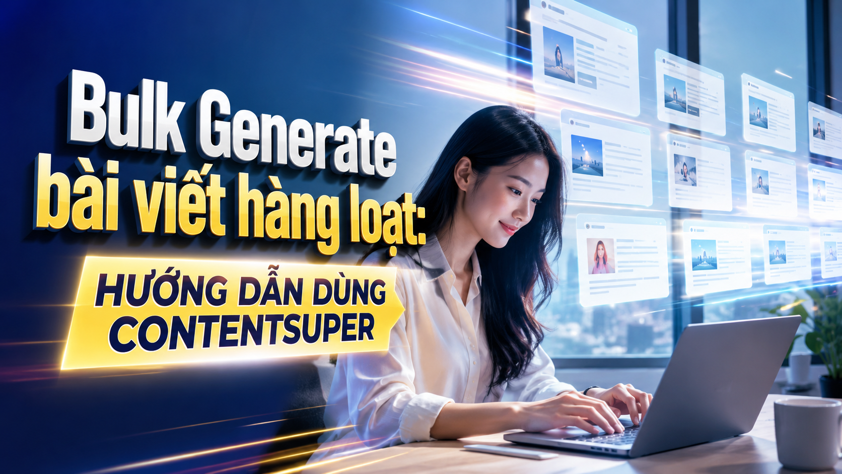 Bulk Generate bài viết hàng loạt: Hướng dẫn dùng ContentSuper
