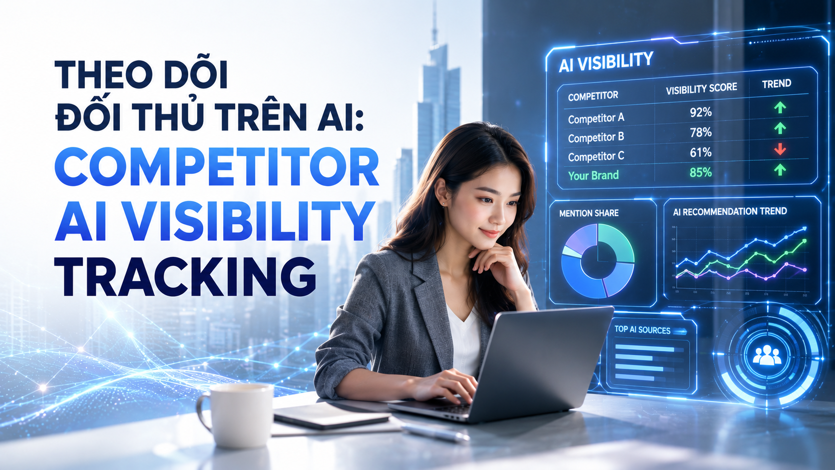 Theo dõi đối thủ trên AI: Competitor AI Visibility Tracking